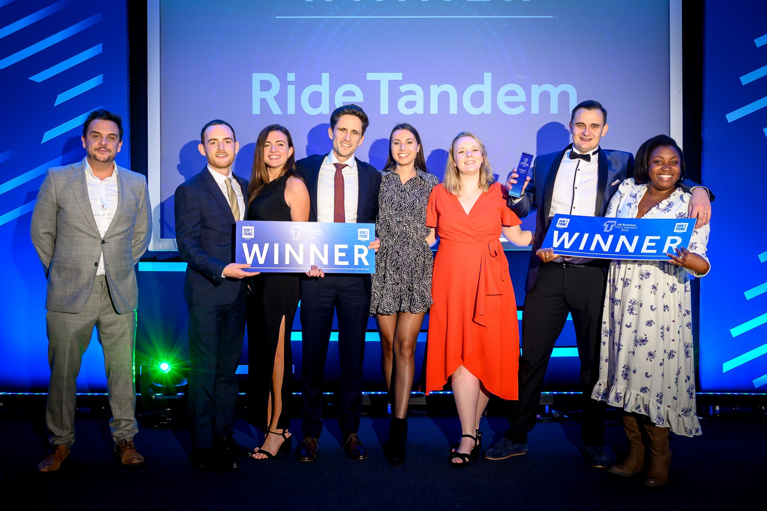 Image: RideTandem are hoping to take home the award for Transport Tech Company of the Year for the second time