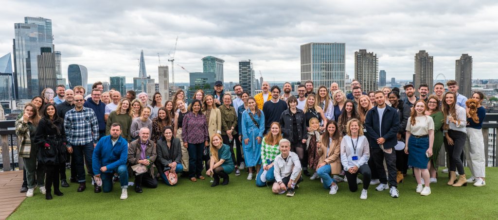 team picture in london